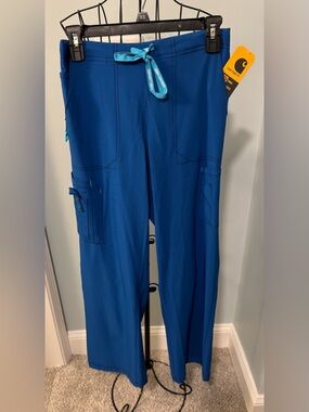 Carhartt Women’s Scrub Pants Royal Blue Extra Small Petite XSP MP2110 Bottoms XS